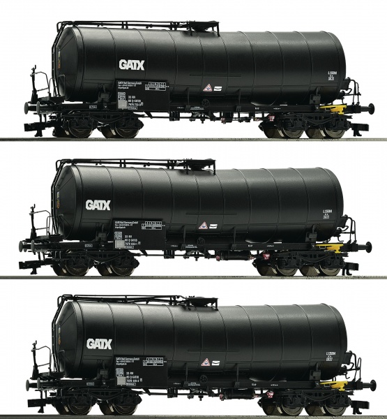 Set of 3 Tank cars GATX<br /><a href='images/pictures/Roco/224464.jpg' target='_blank'>Full size image</a>